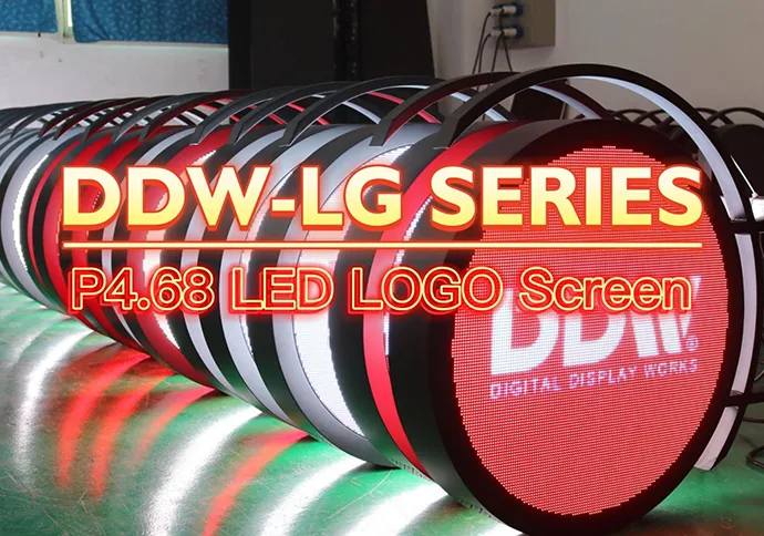 Écran LOGO LED extérieur série LG p4.68
