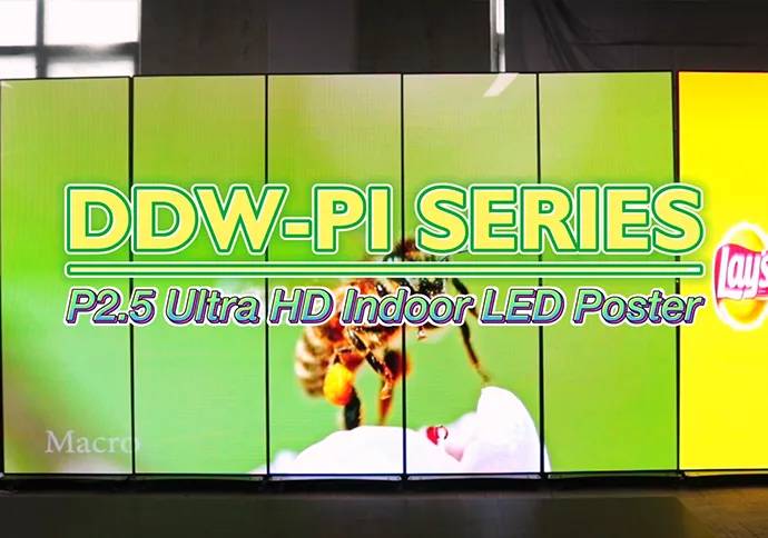 Affiche LED d'intérieur série PI p2.5