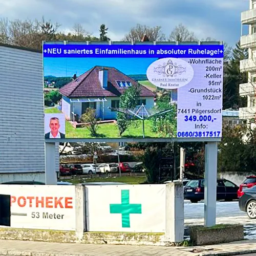 P5 Outdoor fixed LED display for Austria parking lot